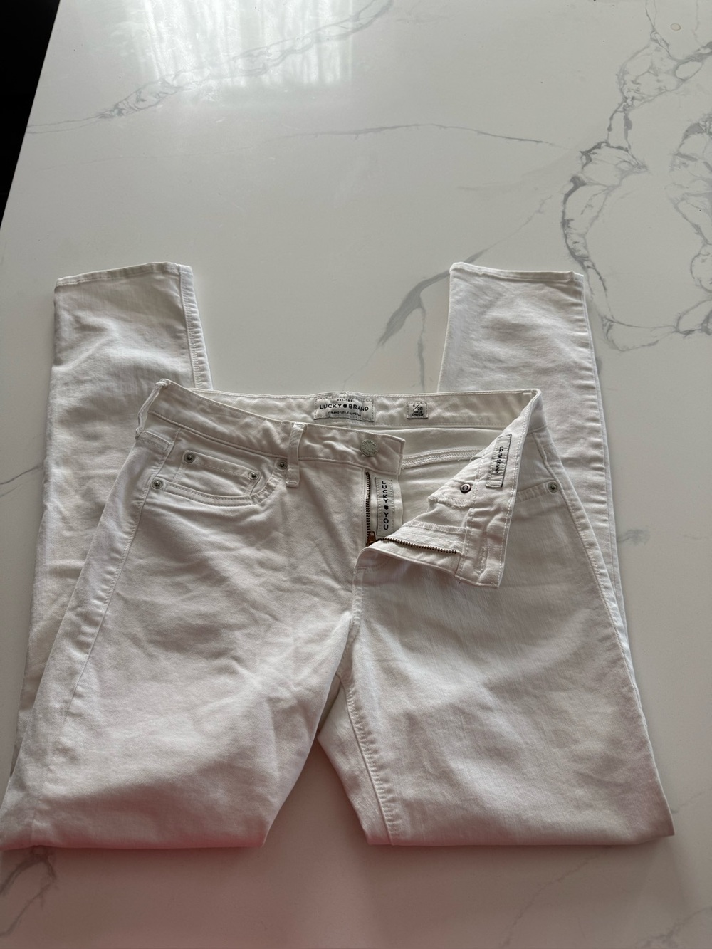 Women’s White Slim Fit Jean